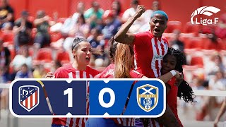 Resumen del Atlético de Madrid vs Costa Adeje Tenerife  Jornada 26  Liga F [upl. by Boehike]