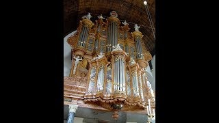 Teke Bijlsma Abba Vader op het orgel van de grote kerk Maassluis [upl. by Ahsieket]