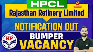 HRRL RECRUITMENT 2024  HPCL Rajasthan Refinery Recruitment 2024  HPCL Notification 2024 Out 🔥 [upl. by Nikkie116]