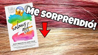 RETIRA TODO EL TINTE DEL CABELLO  COLOUR OFF reseña [upl. by Atterbury]