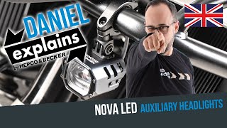 Daniel Explains Nova LED auxiliary headlight [upl. by Aleacin895]