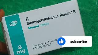 Medrol 8 mg tablet view uses dosage sideeffect price substitute  medrol 4mg 8mg tablet uses [upl. by Aerdnaed]