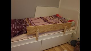 DIY Wooden Baby Safety Bed Rail [upl. by Gleda]