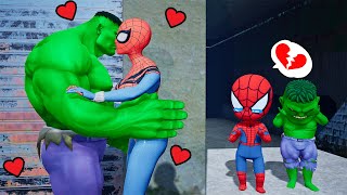 Spider Man x Hulk Real And Fake In Granny House  Funny Horror Animation [upl. by Dorreg]