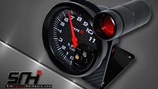 SR Hardware Rev Burner usb tachometer tested with Assetto Corsa [upl. by Alyakim]