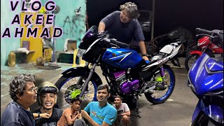 Vlog AkeeAhmad  Edisi Nasi Budu Cari Spocket RXZ Api Hilang Muk quotModal Rm200 jequot ROY VS PIK [upl. by Anaynek]