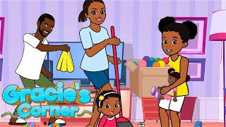 Clean Up is Fun  Childrens Cleaning Song  Kids Songs by The Learning Station [upl. by Larok]