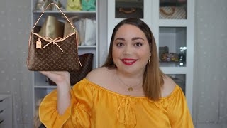 What fits in my work bag Louis Vuitton Carryall MM ❤️ WFIMB [upl. by Also28]