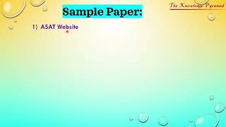 How to Download Allen ASAT 2024 Sample Paper [upl. by Gentille]