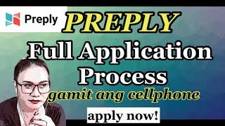 PREPLY full application process gamit ang cellphone kegwa [upl. by Agate]