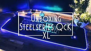 Unboxing  STEELSERIES QCK PRISM  Tapis de souris XL RGB [upl. by Arehahs]