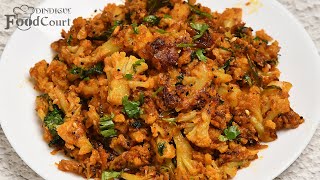 Cauliflower Fry Cauliflower Poriyal Gobi Fry [upl. by Sonitnatsnok]