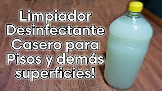 DESINFECTANTE CASERO CON SOLO 2 INGREDIENTES  LIMPIADOR FÁCIL Y RÁPIDO  DIY [upl. by Allemap]