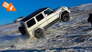 ПРЫГАЮЩИЙ ГЕЛИК Mercedes G63 AMG против LEXUS LX570 и VW Touareg МОСКВА [upl. by Ahidam934]