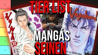 TIER LIST DOS MANGÁS SEINEN [upl. by Eillac602]