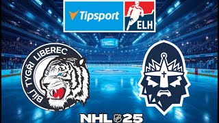 NHL 25  Bílí Tygři Liberec vs Rytíři Kladno   PS5 [upl. by Gosser]