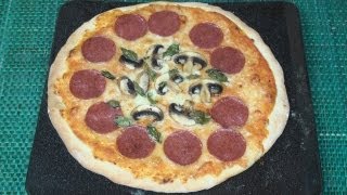 HomeMade ItalianStyle Pizza Recipe [upl. by Anima908]