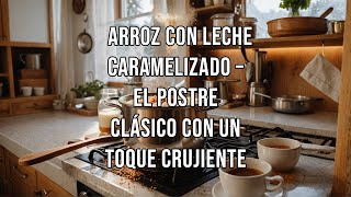 🍮 Arroz con Leche Caramelizado – El Postre Clásico con un Toque Crujiente [upl. by Ettenel]