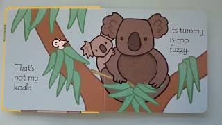 Usborne Thats not my Koala feelytouchy story book  Childrens story book  Goldenbee and Kids [upl. by Penrod]