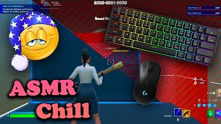 GK61 ASMR Chill🤩Piece Control 1v1🏆Satisfying Keyboard Fortnite [upl. by Clayborne]