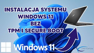 Laptopos  Instalacja systemu windows 11 bez konta microsoft tpm i secure boot [upl. by Kendrick]