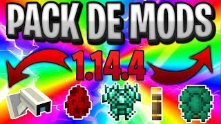 PACK de MODS para MINECRAFT 1144 CON 80 Mods  AVENTURA y MAGIA  Los Mejores mods 1144  37 [upl. by Rieth]