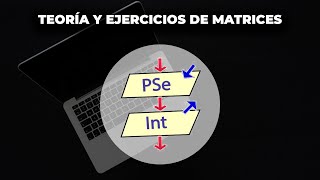 ✅TEORÍA Y EJERCICIOS PRÁCTICOS DE MATRICES  PSEINT [upl. by Rickart]