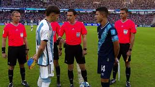 Formaciones  Argentina vs Guatemala  Copa del Mundo Sub20 Argentina 2023 [upl. by Nlyak]