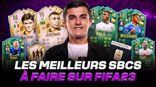 LES MEILLEURS SBCS A FAIRE SUR FIFA 23  BAILLY JAIRZINHO MALDINI BELLEGARDE SILAS [upl. by Namad]