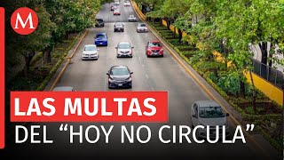 Autoridades aplicarán multas por doble quotHoy No Circulaquot en CdMx y Edomex [upl. by Atikehs]