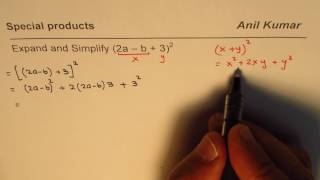 How to find Square of a Trinomial [upl. by Edobalo]