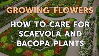 How to Care for Scaevola and Bacopa Plants [upl. by Nobile]