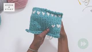 SWISS DARNING  KNITTING TUTORIAL [upl. by Ihana]