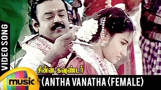 Antha Vanatha Pola Video Song  Female Version  Chinna Gounder Movie  Vijayakanth  Ilayaraja [upl. by Beasley301]