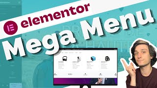 Créer un mega menu avec elementor [upl. by Krysta]