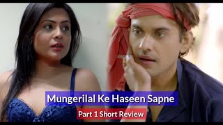 Mungerilal Ke Haseen Sapne  Part 1 Webseries review OOLALA App  Rani Pari  Shakespeare  simran [upl. by Ferrick]