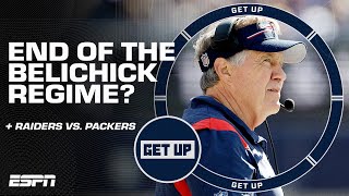 Time for Bill Belichick to go 🤔  RaidersPackers reaction 🏈  Get Up [upl. by Elrae]