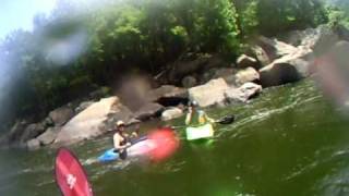 Kayaking Lower Keeney on the New River Gorge [upl. by Anneehs714]