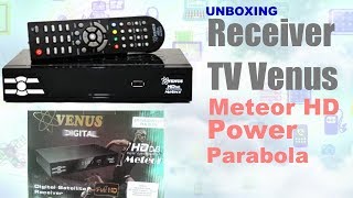 Unboxing Receiver Venus Meteor [upl. by Hertzog286]