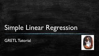 Gretl Tutorial 1 Simple Linear Regression [upl. by Ateekram148]