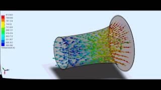 Gas Turbines Exhaust Cone Assignment Flow Simulation [upl. by Lippold79]