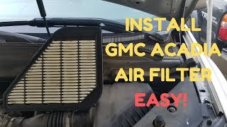 How to Replace Cabin Air Filter 2016 GMC Acadia  AQ1205C [upl. by Thatch]