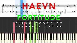 Fortitude Haevn Piano Tutorial Instrumental Cover [upl. by Dabbs238]