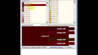HaftiX  przelicznik kolorów instrukcja [upl. by Akerdnuhs38]