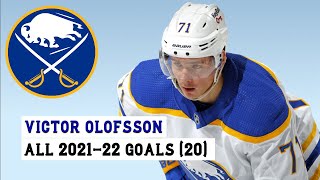 Victor Olofsson 71 All 20 Goals of the 202122 NHL Season [upl. by Ennairda559]