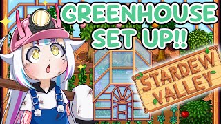 【STARDEW VALLEY】🌱 Working on the Greenhouse 🌱【Shiroroll】 [upl. by Ingeborg]