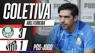 Abel Ferreira fala AO VIVO após vitória do Palmeiras contra o Santos [upl. by Ollehto]