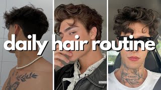 hair care routine for guys [upl. by Burrill]