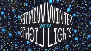 CANARY WHARF WINTER LIGHTS FESTIVAL 2019  LONDON [upl. by Ahsuatan]