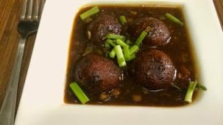 Vegetable Manchurian  Restaurant style [upl. by Amandy]